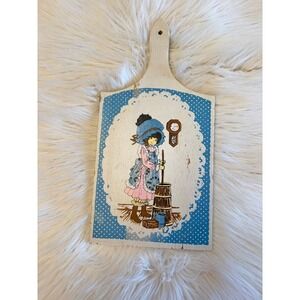 Vintage Holly Hobbie decorative cutting board